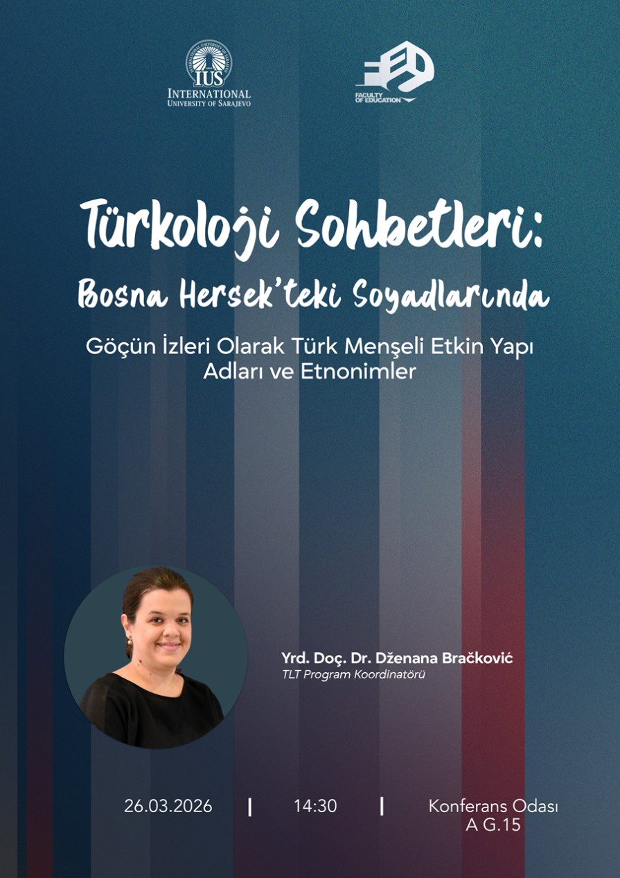 TLT Guest Lecture: Turkology Talks - Ethnic Structure Names and Ethnonyms of Turkish Origin in Surnames in Bosnia and Herzegovina