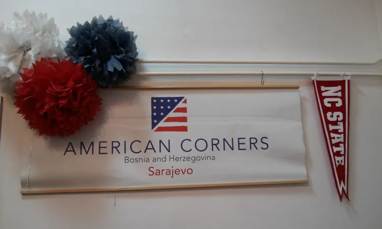 ELIT Students and Staff Visited American Corner in Sarajevo